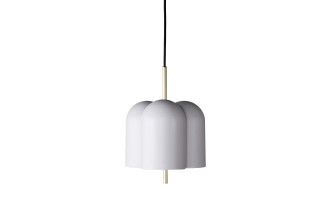 Oket Pendant Lamp (White / Matt Brass)