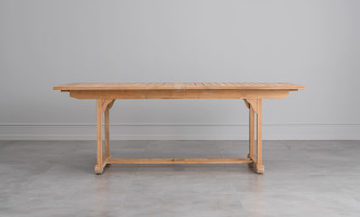 Corfu Extension Teak Table 300/256/212*100*75 cm