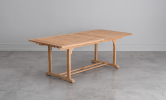 Corfu Extension Teak Table 300/256/212*100*75 cm