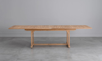 Corfu Extension Teak Table 300/256/212*100*75 cm