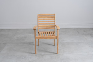 Corfu Stacking Teak Armchair 