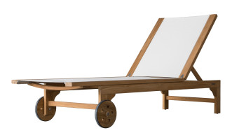 Riviera Teak Sunlounger