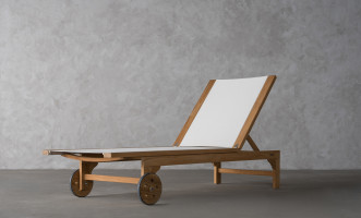 Riviera Teak Sunlounger