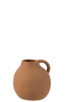 Jug Vase Ceramic Brown S