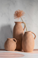 Jug Vase Ceramic Brown M