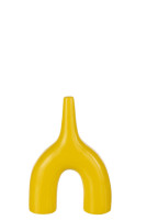 Abstract Shiny Vase Yellow S