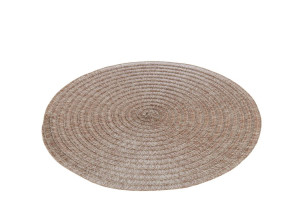 Placemat Braided Light Brown