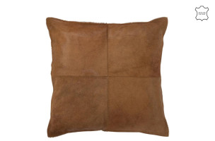 Cowhair Cushion Dark Camel