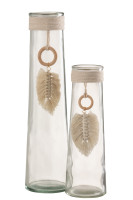 Vase Long Feather Glass S