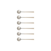Mito Flatware Coffee Set brushed-cru cable 6 pieces