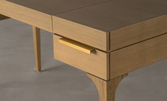 Bridge Desk Cappuccino finish