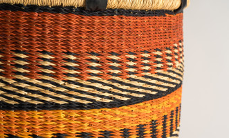 Large Laundry Basket Red/Orange