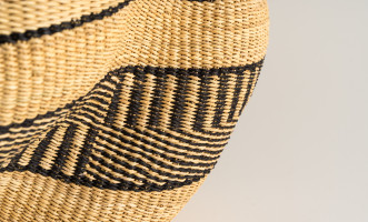 Basket Pakurigo Wave With Stripes