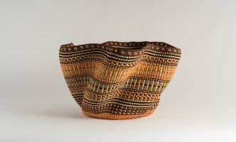 Basket Pakurigo Wave Orange-Brown