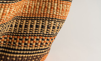 Basket Pakurigo Wave Orange-Brown