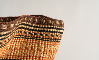 Basket Pakurigo Wave Orange-Brown