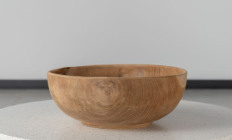 Classic Wooden Teak Bowl Large