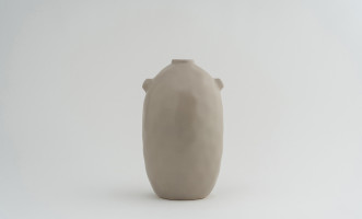 Beige Organic Vase