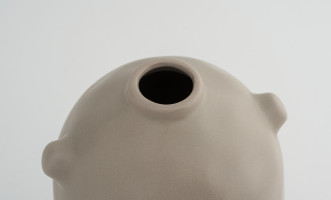 Beige Organic Vase