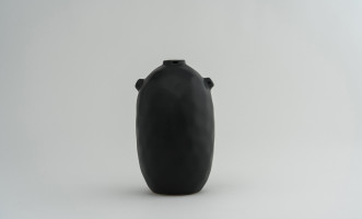 Black Organic Vase