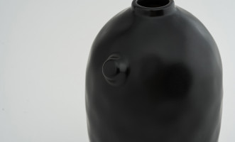 Black Organic Vase