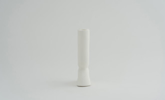 White Organic Candleholder