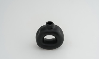 Black Donat Candleholder