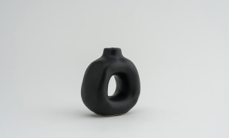 Black Donat Candleholder