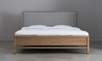 Rene Upholstered Headboard Bed 180x200 cm