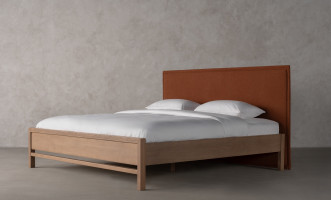 Rene Upholstered Headboard Bed 200x200 cm