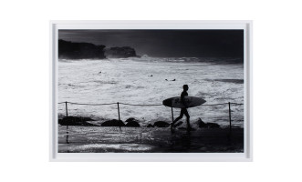 Surfer In the Silver Light At Bronte Photography by Laura Reid (1/3)