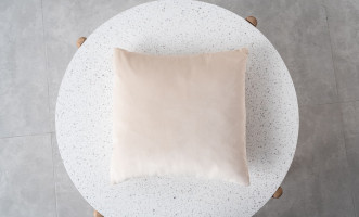 Cushion Square Velvet Cream