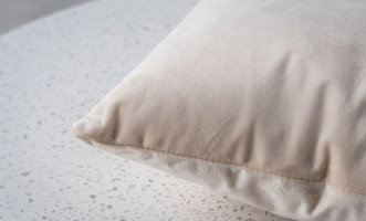 Cushion Square Velvet Cream