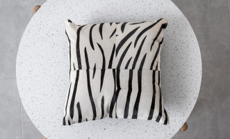 Zebra Cushion Square