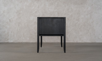 City Compact desk Black Oak color