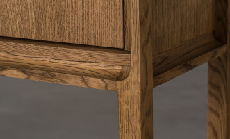 City Console table Honey Oak color