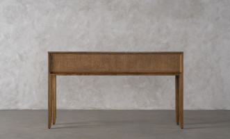 City Console table Honey Oak color