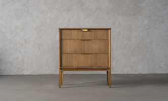 City Small Chest of Drawer Honey Oak color