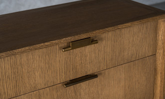 City Small Chest of Drawer Honey Oak color