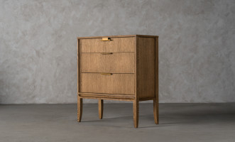 City Small Chest of Drawer Honey Oak color