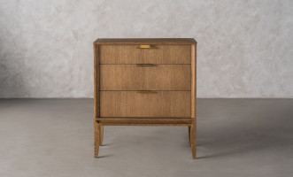 City Small Chest of Drawer Honey Oak color