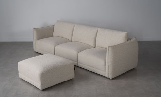 Monterey Sofa with Ottoman (Fabric A3083 COL 13A)