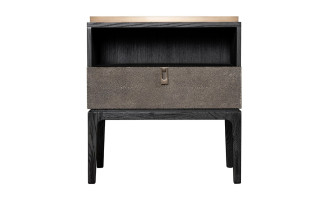 Glamour Bedside Table with shelf and drawer