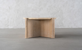 Pebble Coffee Table L (Stone top)