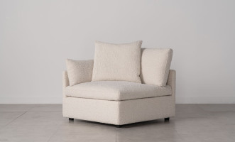 Flow Corner Sofa Section with Pillow (LOT2 fabric)