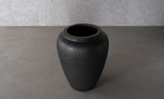 Dimple Jar Planter Graphite