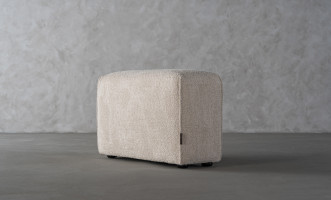 Claive Armrest Pouf (Fly102 fabric)