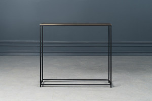 Town Console Table antic brass