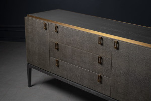 Glamour Chest of Drawers with 2 Doors and 3 Drawers