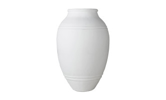 Vase Terracota With Simple Motif Large